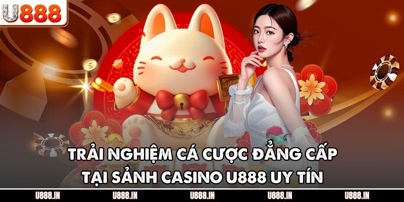 Trải nghiệm cá cược đẳng cấp tại sảnh casino U888 uy tín